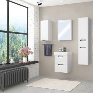 Тумба под раковину Акватон Сильва 60см дуб полярный 1A211801SIW70